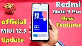 Redmi Note 9 Pro MIUI 12.5 Official Update | MIUI 12.5.1.0 Stable Update | New Features
