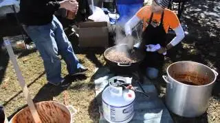 Scenes from chili cook-off at Worlds Fair Park