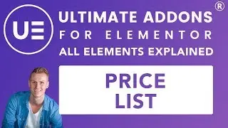 Ultimate Addons Elementor | Price List