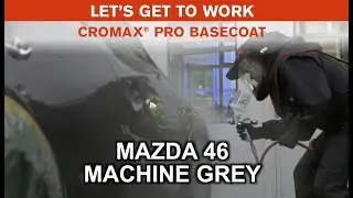 Ремонт автомобиля Mazda 46G лакокрасочными материалами Cromax