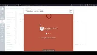 Academic Video Online (AVON) in Canvas