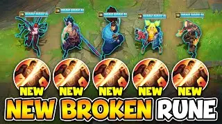 RIOT REWORKED "CUT DOWN" INTO THE MOST BROKEN RUNE!! (SO WE RAN 5 OF THEM)