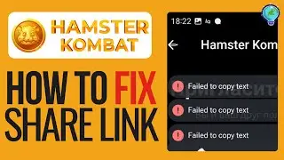 How to Fix Invite Friends Link NOT Working in Hamster Kombat (2024)