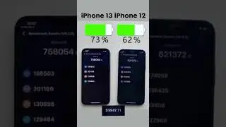 iPhone 13 vs. iPhone 12 Battery Test 🔋 Follow for more 🤙🏼 