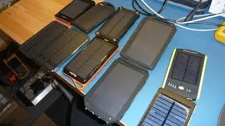 Solar USB Power Bank Tests / Review