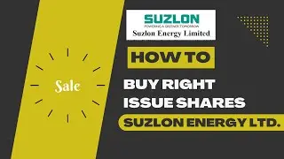 How to buy suzlon rights issue?