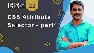 CSS Attribute Selector | Attribute Selector in CSS - CSS Tutorial 22