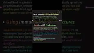 performance optimization tweaks for react apps #shorts #react #viral #youtubeshorts
