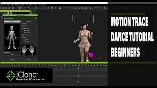 How to Motion Trace In iClone Tutorial Beginners No Plugins | Part 1