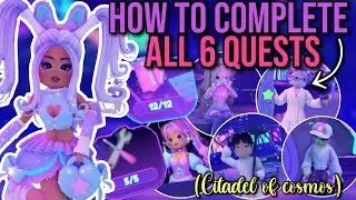 HOW TO COMPLETE ALL 6 QUESTS IN THE CITADEL OF COSMOS | Roblox Astro Renaissance Locations 2024