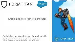 Enable Single selection for a checkbox