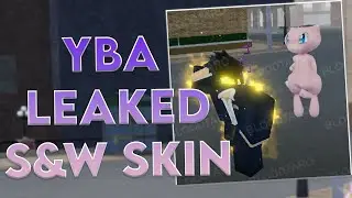 [YBA] CANCELLED LEAKED SKIN FOR SOFT AND WET?!?! (MEW)