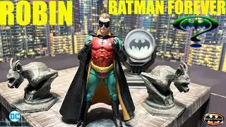 McFarlane DC Multiverse Robin Batman Forever Chris O'Donnell BAF Nightmare Bat Action Figure Review