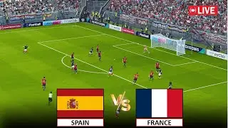 🔴LIVE : FRANCE vs SPAIN I THE FINAL MATCH OF 2024 MEN'S FOOTBALL I eFOOTBALL PES 21 gameplay