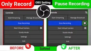 OBS Pause Recording not showing | How to PAUSE Recording in OBS Studio  Hindi