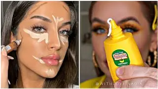 Os Melhores Tutoriais de Maquiagem das Gringas✨| New Makeup Trends Glam Makeup 2021