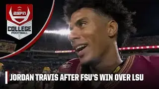 Jordan Travis shows ALL the gratitude after FSUs Week 1 win 🤩 | ESPN College Football