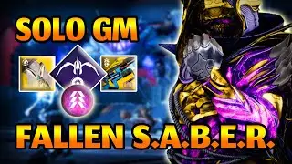 Solo GM Fallen S.A.B.E.R. On Prismatic Hunter (With Grand Overture) - Destiny 2