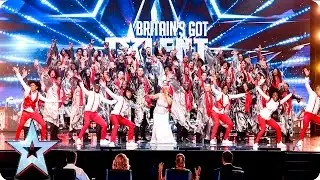 The 100 Voices Of Gospel go for gold! | Week 2 Auditions | Britain’s Got Talent 2016