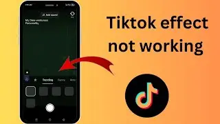 How we can fix tiktok effect not working 🔥 Tiktok effect not working