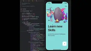 Animated Onboarding View creating using 