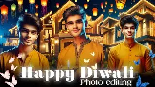 Ai Bing image creator | Happy DIWALI ai photo editing kaise kare | DIWALI photo editing