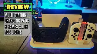 RGB Switch Controller Charger Dock Station for Nintendo Switch & OLED