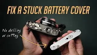 How to fix a stuck SLR Battery Cover