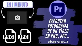 How to EXPORT FRAME from a video | Adobe Premiere Pro tutorial