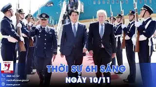 Thời sự 6h sáng 10/11. Chủ tịch nước Lương Cường bắt đầu chuyến thăm chính thức Cộng hoà Chile