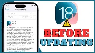 iOS 18 IS OUT - Do This Before Update!!!