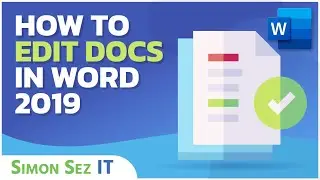 How to Edit Documents in Microsoft Word 2019 - MS Word Tutorial