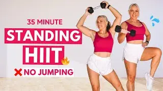 NO JUMPING!! Full Body Fat Burn | STANDING WORKOUT//NO REPEAT