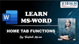 MS Word Tutorial For Beginners In Hindi | Home Tab Functions