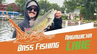 Nagawicka Lake Waukesha Early Season Bass Fishing