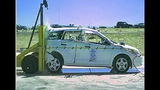 Rear End Crash Test of Toyota Matrix (2005)