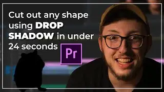 Cut out any shape in Premiere Pro in under 24 seconds with DROP SHADOW