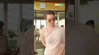 Queen Of Bollywod Kangana Ranaut Spotted At Airport #kanganaranaut #shorts #shortsvideo