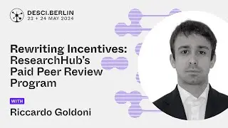 Rewriting Incentives: ResearchHub’s Paid Peer Review Program | Riccardo Goldoni