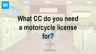 What CC do you need a motorcycle license for