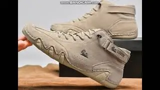 Men Boots Casual Motorcycle Winter Shoes 2023