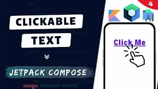 Clickable Text in Jetpack Compose | Jetpack Compose Tutorial Hindi #4