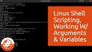 019 - Shell Scripting #01 | Introduction To Shell Scripting | Working With Arguments And Variables