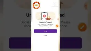 PhonePe Unable to Proceed | 