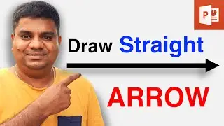 How To Draw A Straight Arrow In PowerPoint (PPT)