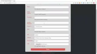 Laravel Application | Showing error messages on Sign up page | 45