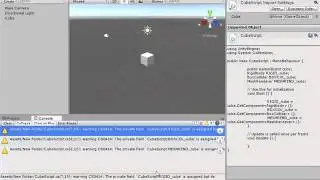 Using GetComponent to Reference a Game Object's Component in Unity 3D