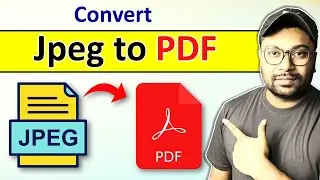 how to convert jpg to pdf | image ko pdf kaise banaye | jpg ko pdf me kaise convert kare