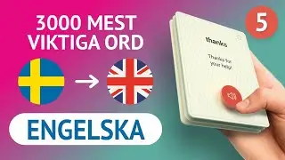 🎧  ENGELSKA ORD – DEL #5 - 300 viktigaste orden 🔔