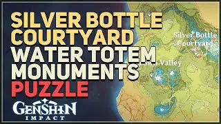 Silver Bottle Courtyard Water Totem Monuments Puzzle Genshin Impact